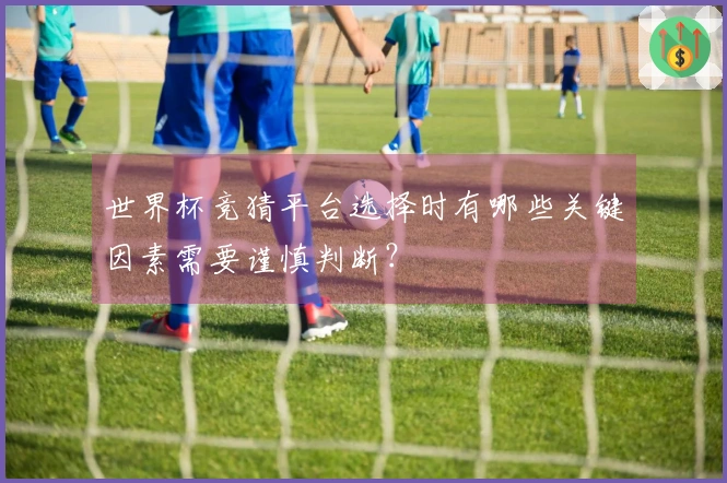 世界杯竞猜平台选择时有哪些关键因素需要谨慎判断？